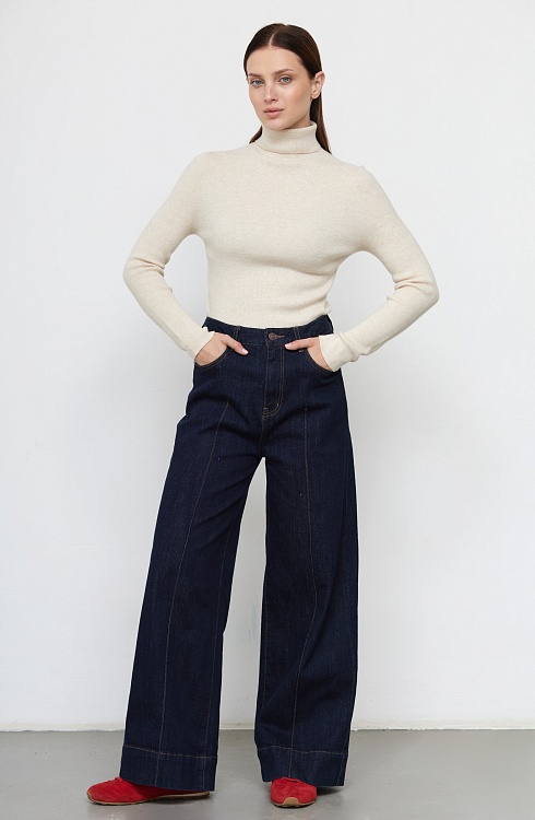 Брюки жен. 320211.26304.9600N Тёмно-синий Уценка