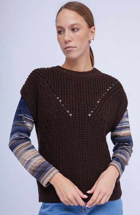 Жилет жен. 380082.15303.1100N Коричневый