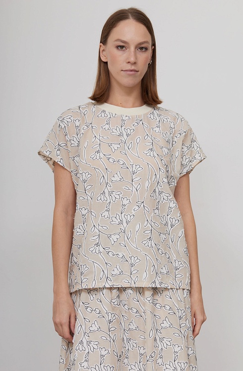 Блуза жен. 311164.03312.0802F Бежевый