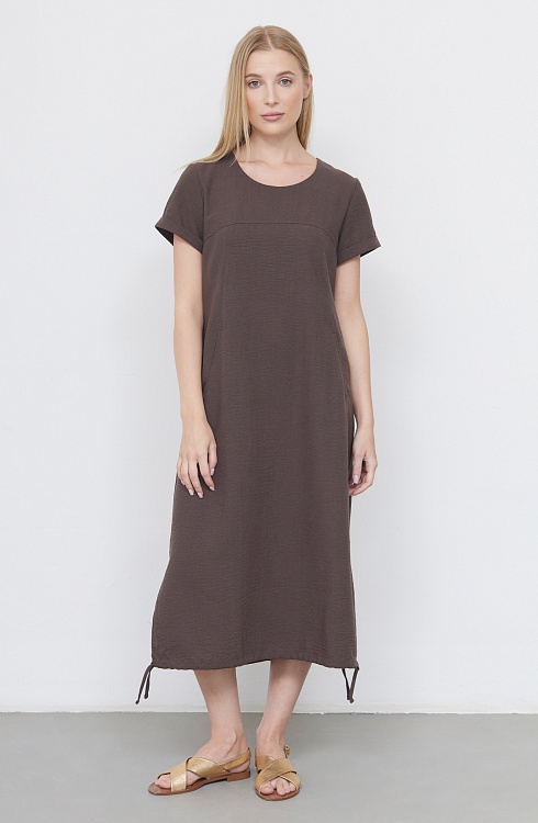 Платье жен. 360266.09312.5900N Коричневый