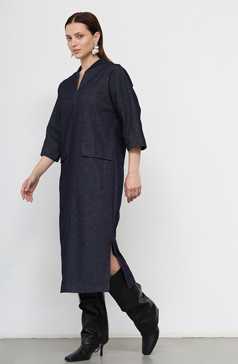 Платье жен. 360325.03312.8400N Тёмно-синий