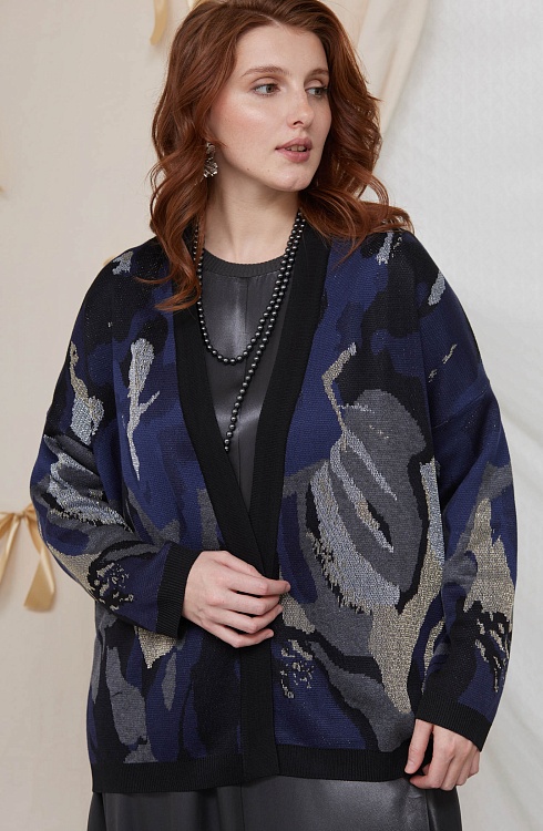 Жакет жен. 370230.33303.9600L Т.синий