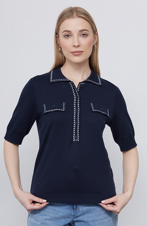 Джемпер жен. 310480.33303.9602N Т.синий