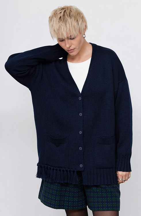 Жакет жен. 370243.15303.9600N Тёмно синий