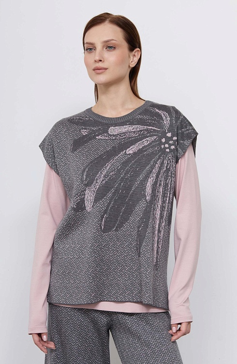 Жилет жен. 380100.33303.7901YF Серый