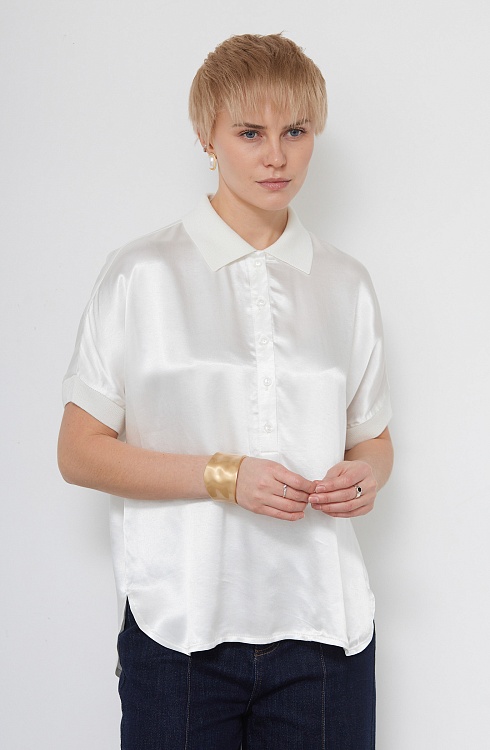 Блуза жен. 310981ГР.03312.0700N Молочный