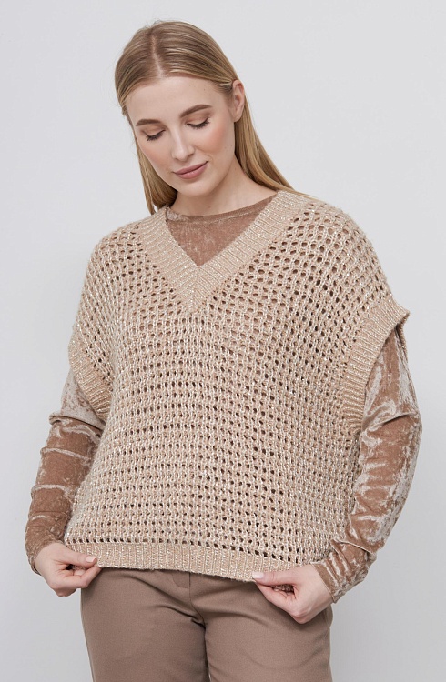 Жилет жен. 388106.42303.0600N Бежевый