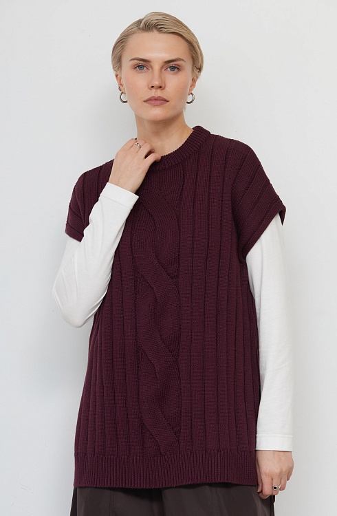 Жилет жен. 380106.05303.4700N Бордо