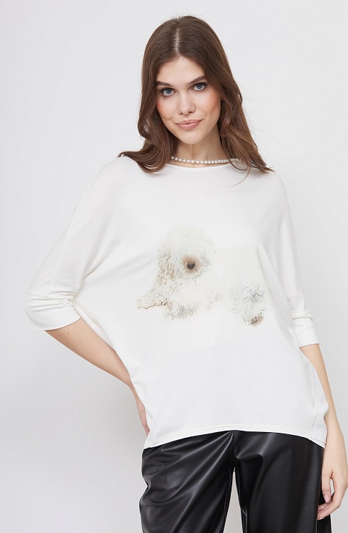 Джемпер жен. 310657.03313.0700E Молоко