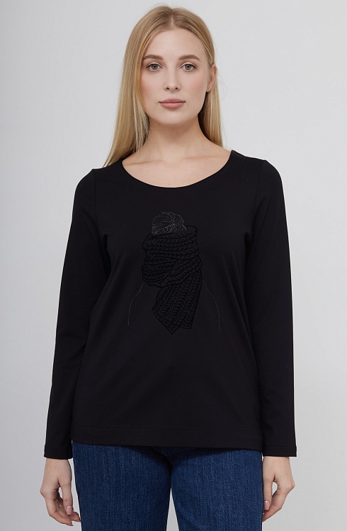 Джемпер жен. 310586Д.03313.8200ЕA Черный