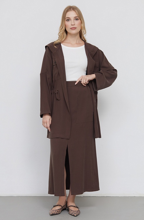 Юбка жен. 350068.6_312.1100N Коричневый