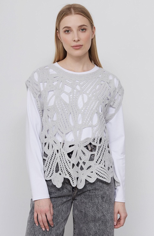 Жилет жен. 384502.42303.7700F Серый