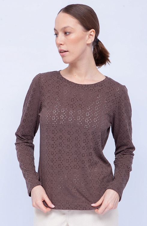 Джемпер жен. 310915.6_313.0600F Коричневый