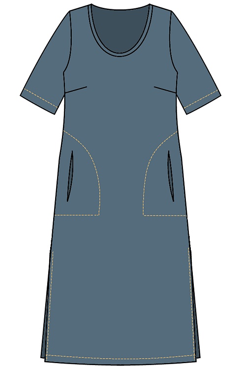 Платье жен. 365150.38312.8600N Джинс