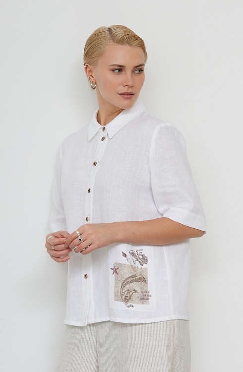 Блузка жен. 311018НБ.6_312.0200E Белый