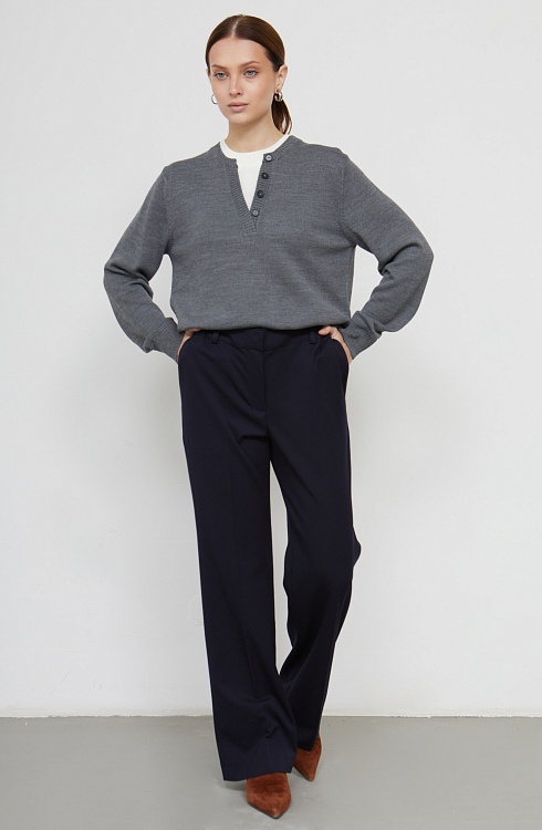 Брюки жен. 320294.09312.9800N Т.синий