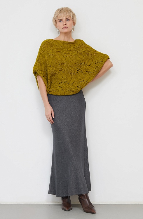 Юбка жен. 350070.03312.7400M Серый меланж