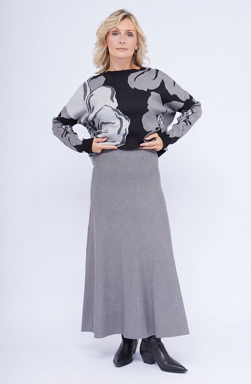 Юбка жен. 350114.33303.7400N Серый