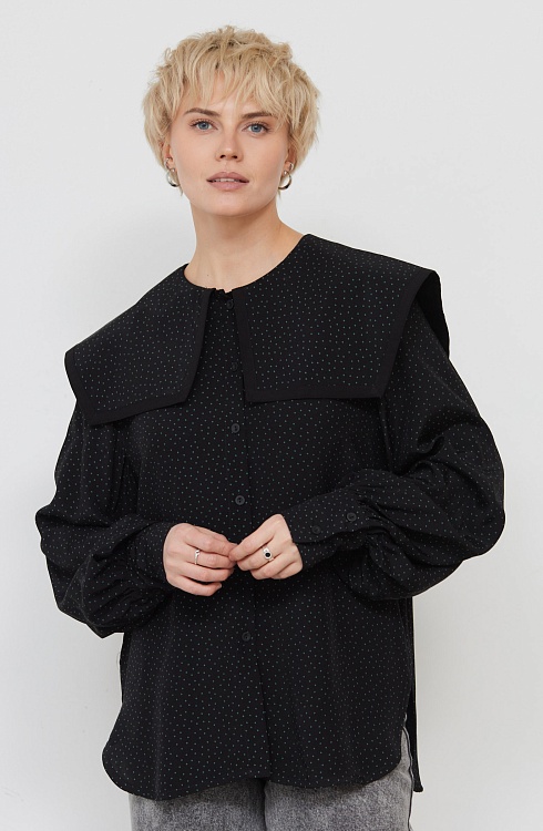 Блузка жен. 311128.03312.8229D Черный