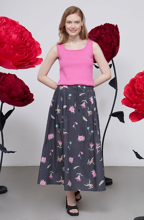 Юбка жен. 350050Б.6_312.8101F Темно-серый