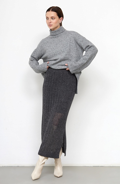 Юбка жен. 350133.05303.7700N Темно-серый