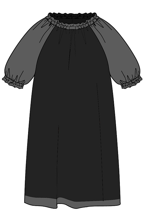 Платье жен. 360305П.03312.8282N Черный