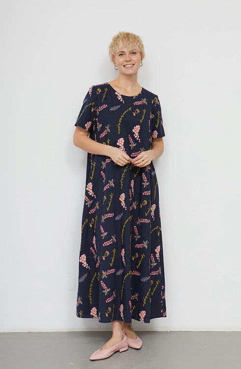 Платье жен. 368338.11312.9601F Тёмно-синий