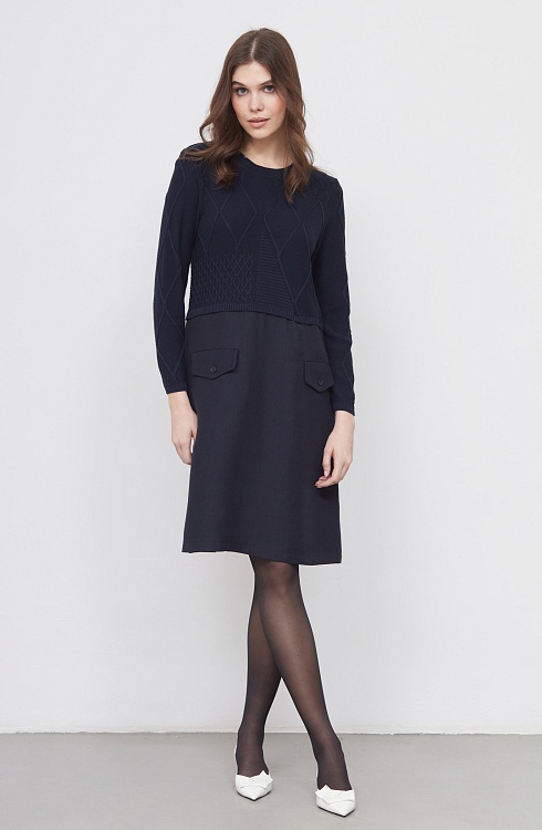 Платье жен. 360258.03313.9600N Синий