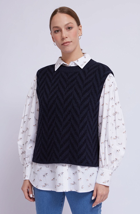 Жилет жен. 380074.15303.9600N Тёмно-синий