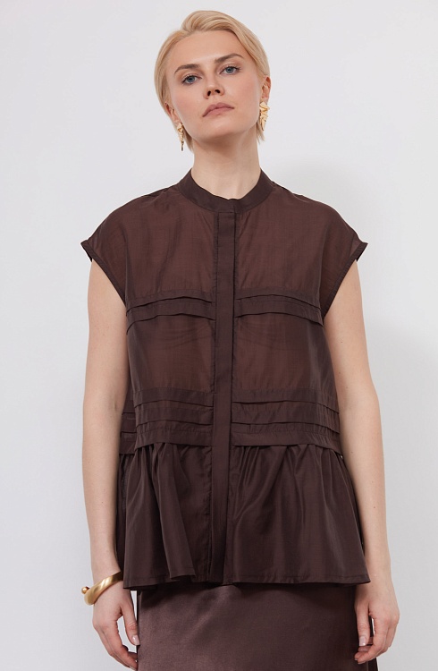 Блузка жен. 311154.03312.1100N Коричневый