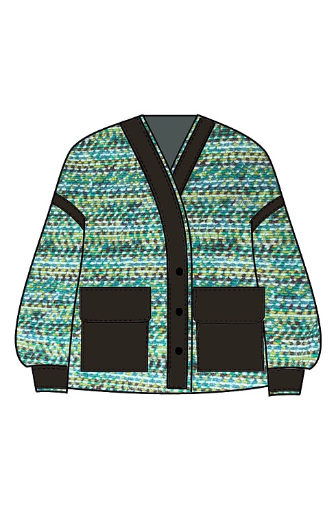 Куртка жен. 514609.11208.0100M Мультиколор