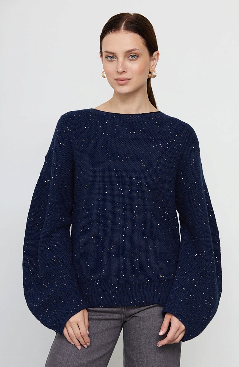 Джемпер жен. 314110.42303.9400N Тёмно-синий Уценка