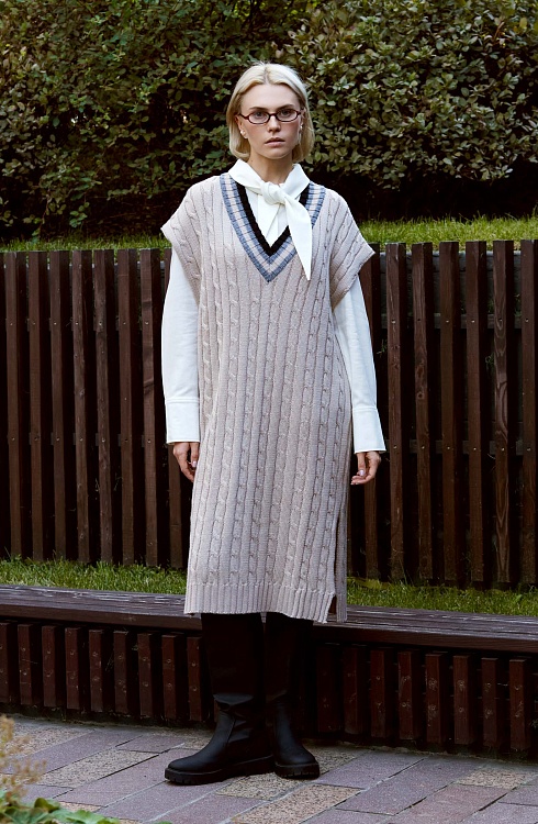 Платье жен. 360260.05303.0373N Бежевый