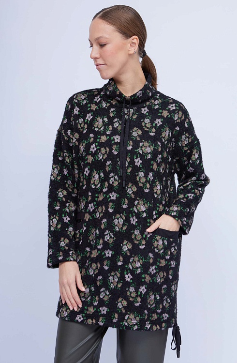 Джемпер жен. 311061.03313.8266F Чёрно-розовый