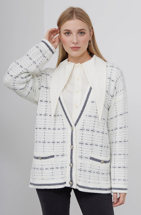 Жакет жен. 370223.15303.0782P Молочный