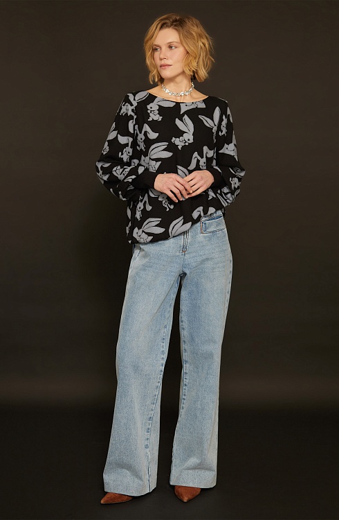 Брюки жен. 320208.26304.1600N Голубой