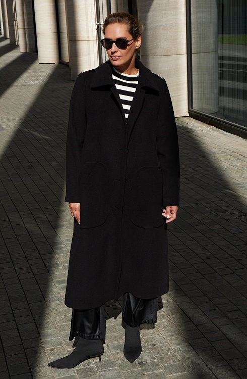 Пальто жен. 534235.11208.8200N Чёрный